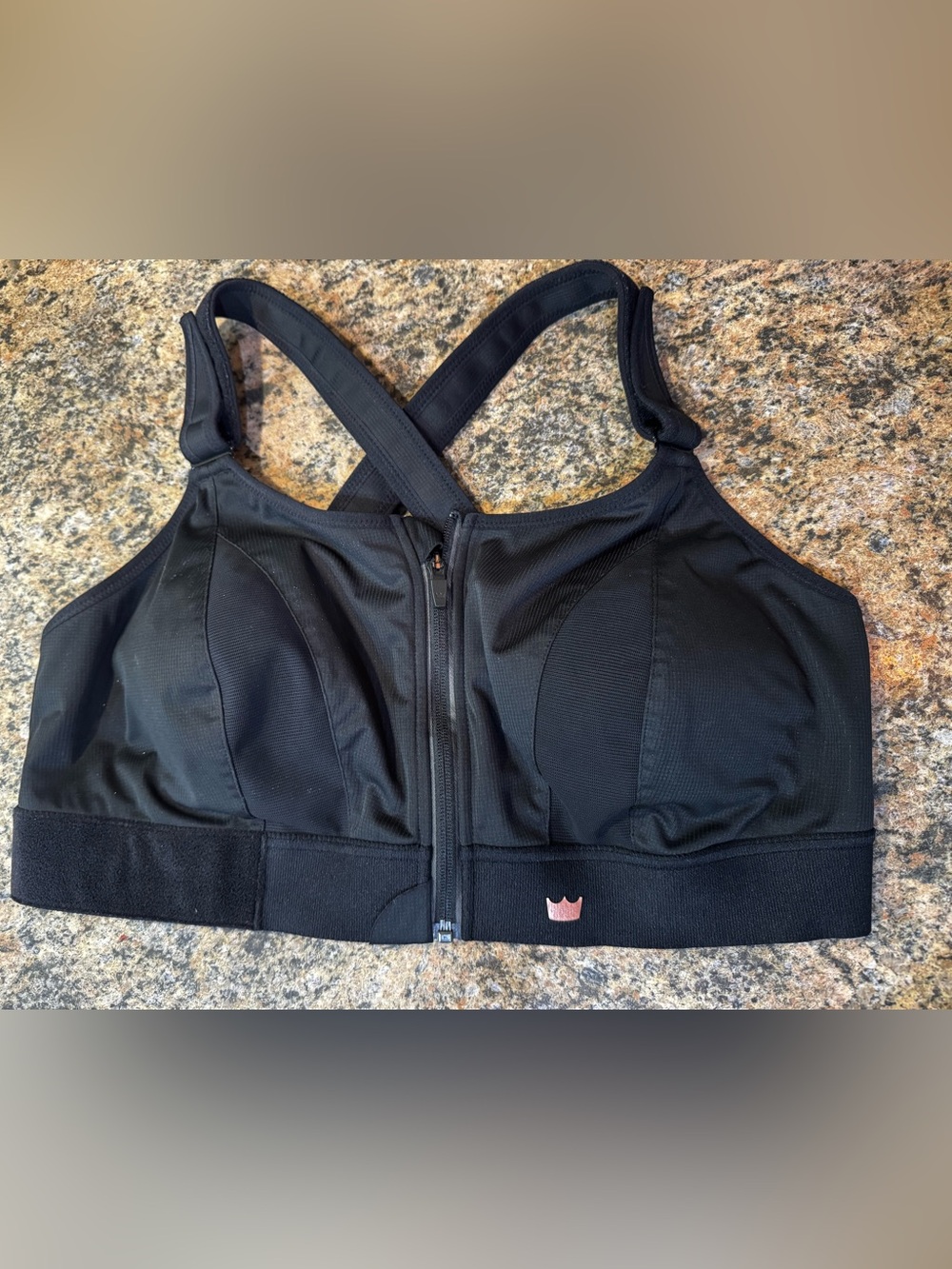 Shefit ultimate support 4Luxe zip front black adjustable